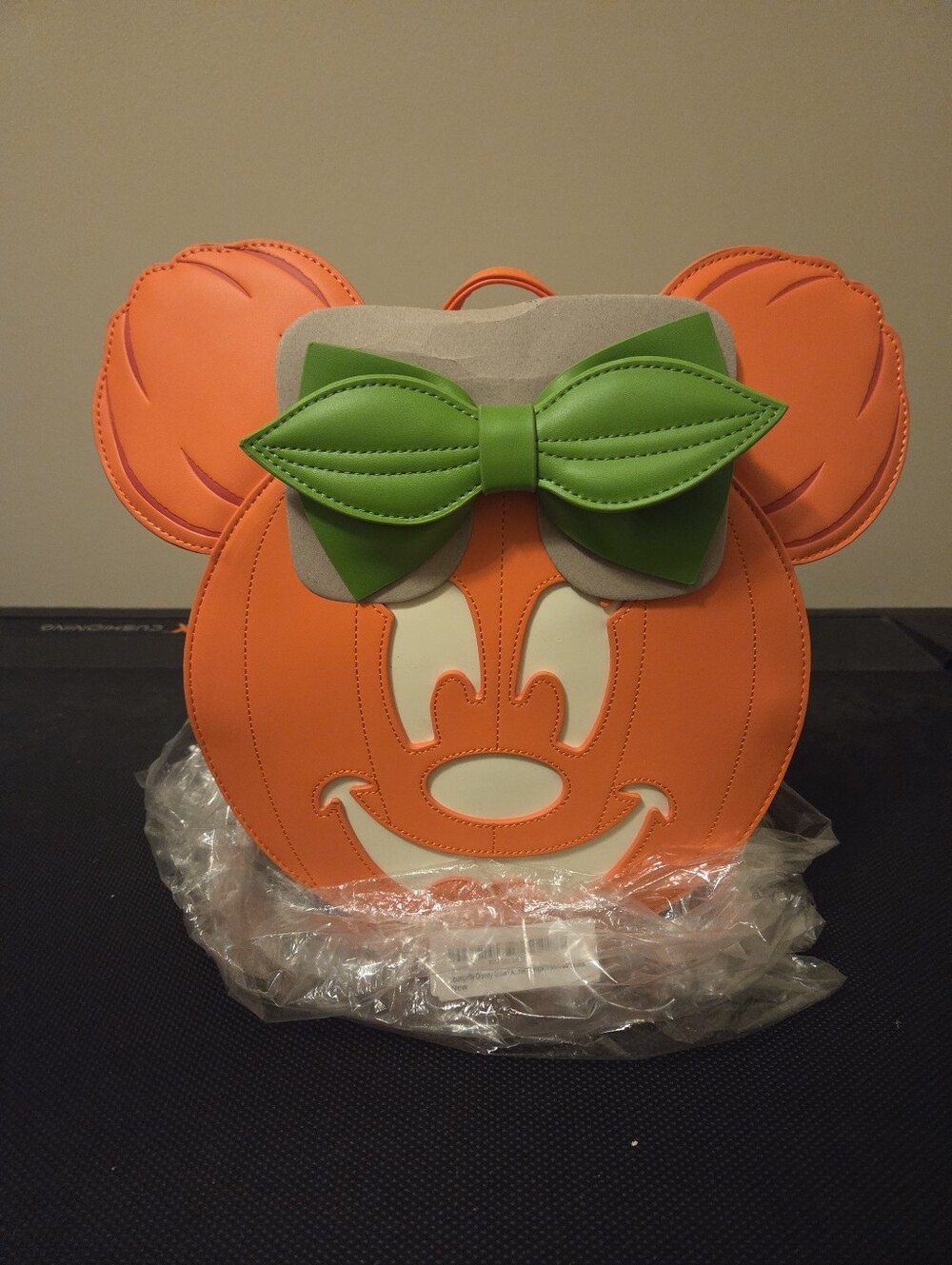 Loungefly Disney Minnie Mouse Pumpkin Glow in the Dark Mini Backpack Mickey